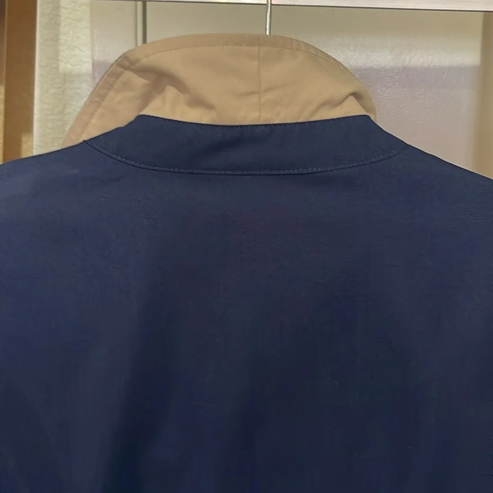 Polo Ralph Lauren Navy Harrington Plaid Lined Full Zip Jacket in Size L - Picture 11 of 15